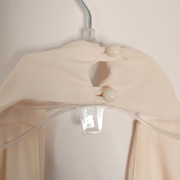 Line Up Y2k black & cream rhinestone halter jumpsuit. Size L - Picture 10 of 14